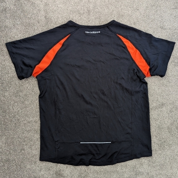 NEW Balance black and orange athletic Tshirt size Medium - Picture 6 of 10